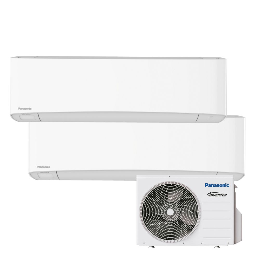 Panasonic 樂聲 1匹 + 1.25匹 R410A 多聯分體變頻冷暖掛牆式冷氣機 (無線搖控器) CS-Z25TKEW+CS-Z35TKEW+CU-2E18SBE 優惠電器 GOOD PRICE ELECTRIC