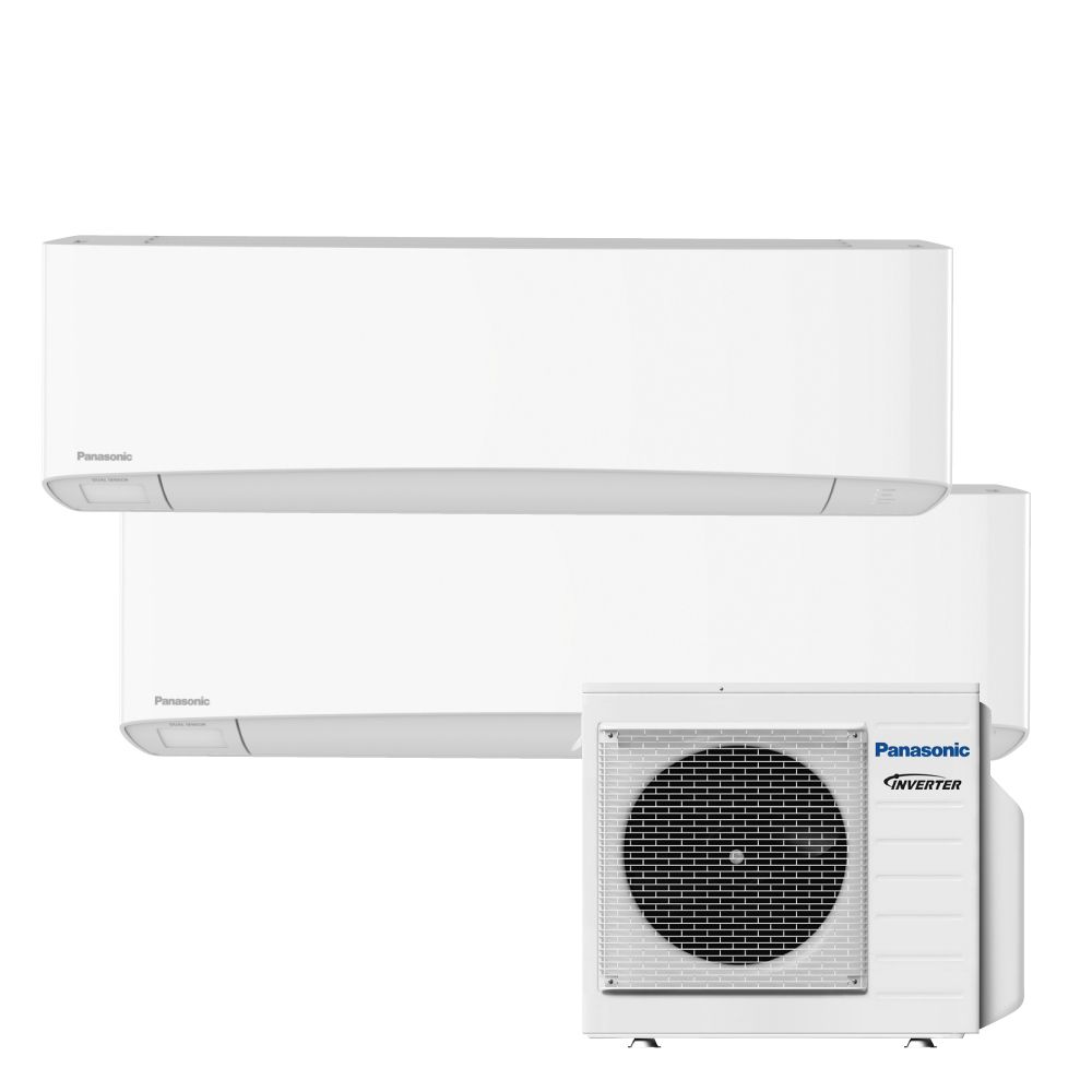 Panasonic 樂聲 1匹 + 1.25匹 R410A 多聯分體變頻冷暖掛牆式冷氣機 (無線搖控器) CS-Z25TKEW+CS-Z35TKEW+CU-4E23PBE 優惠電器 GOOD PRICE ELECTRIC