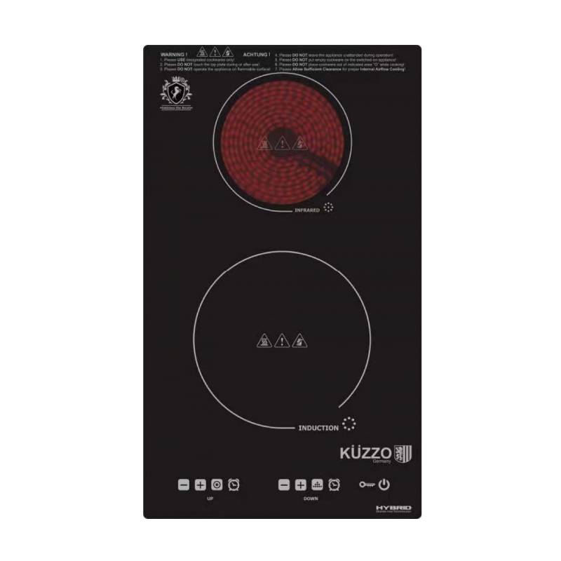 Kuzzo 德信牌 嵌入/座檯式智能雙頭電磁電陶爐 DI-286