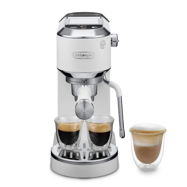 De'Longhi Dedica Duo 半自動咖啡機 EC890（GR牛油果綠/W雪山白/M金屬） - Image 2