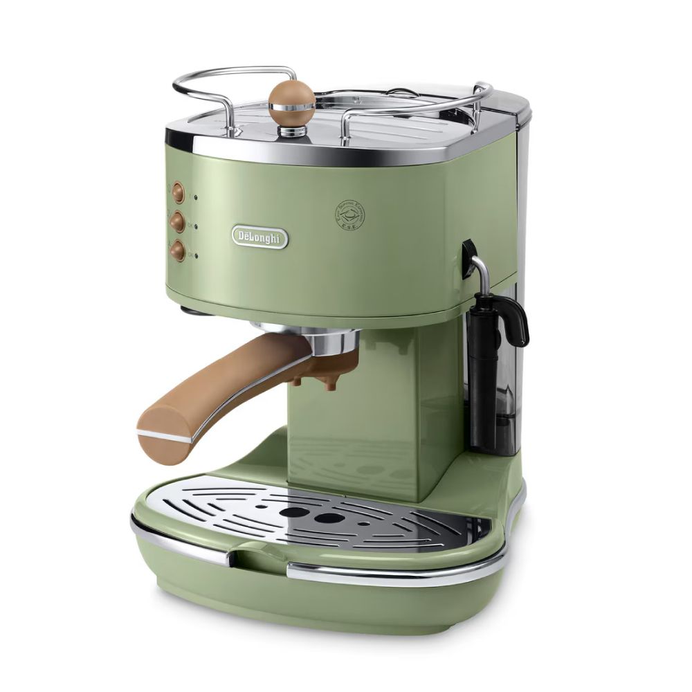 De’Longhi Icona Vintage 意式早餐復古系列半自動咖啡機 ECOV311GR(綠)