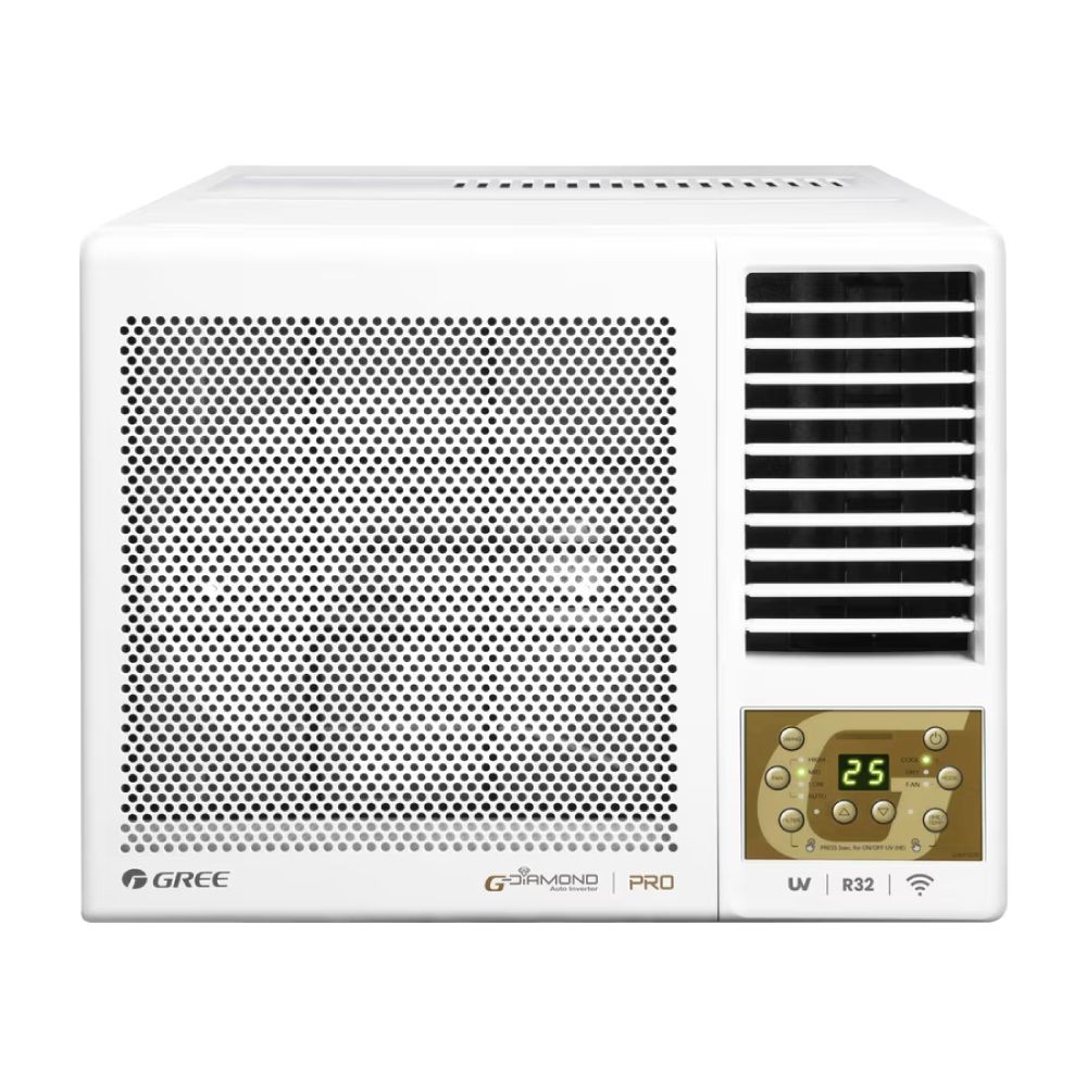 Gree 格力 3/4匹 R32 G-Panel 雙黑鑽 變頻淨冷窗口式冷氣機 GWF07P