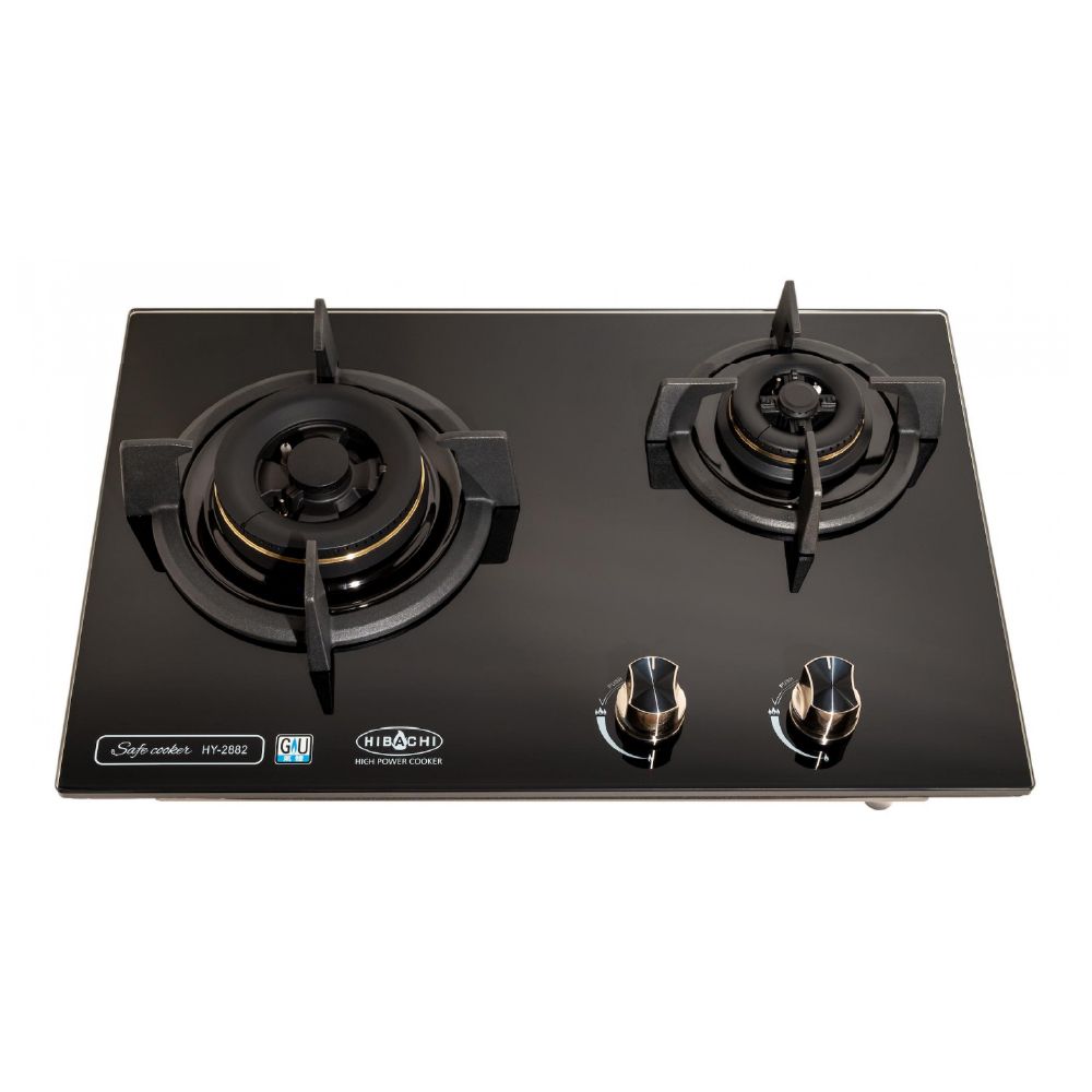 Hibachi 氣霸 鴛鴦雙頭嵌入式煤氣煮食爐 HY-2882-TG煤氣