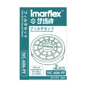 Imarflex 伊瑪 吸塵機過濾網組件 (1盒2套) IVC-606-PF