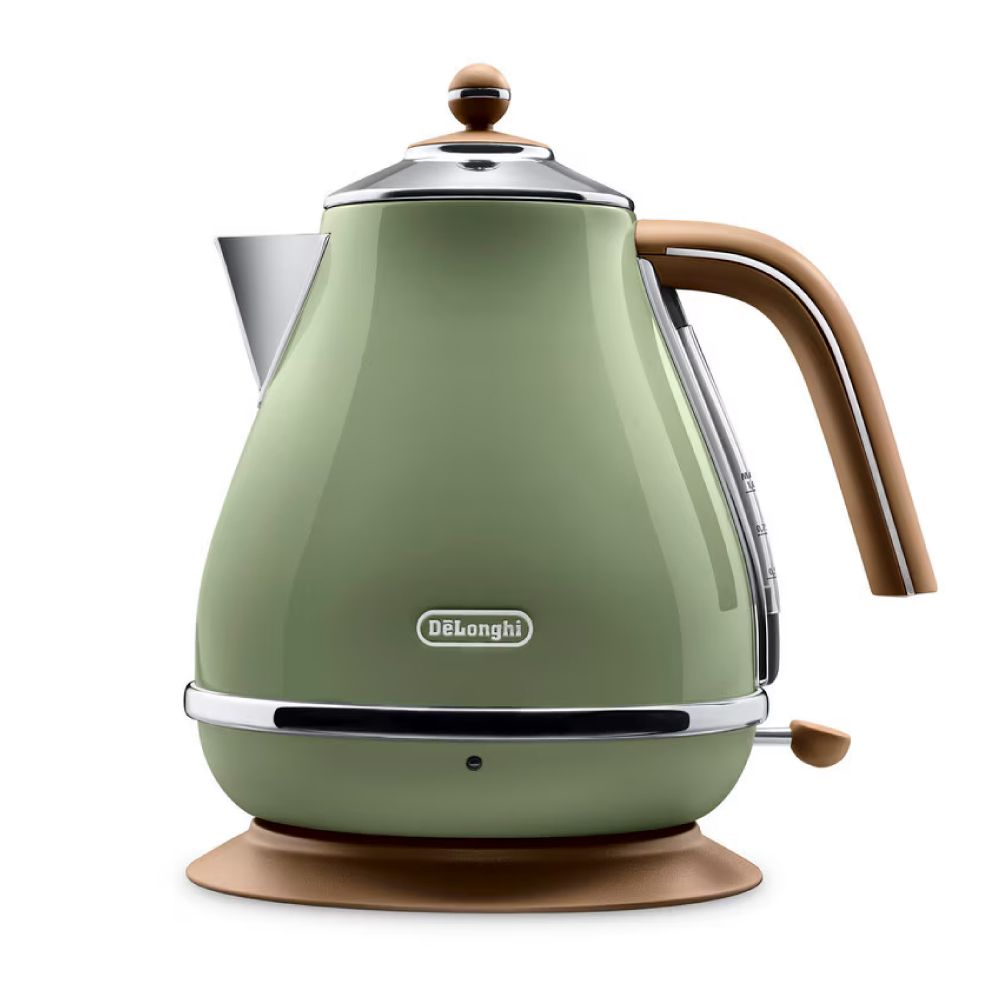 De’Longhi Icona Vintage 意式復古早餐系列電熱水壺 (1公升) KBOV2000-GR 橄欖綠 優惠電器 GOOD PRICE ELECTRIC