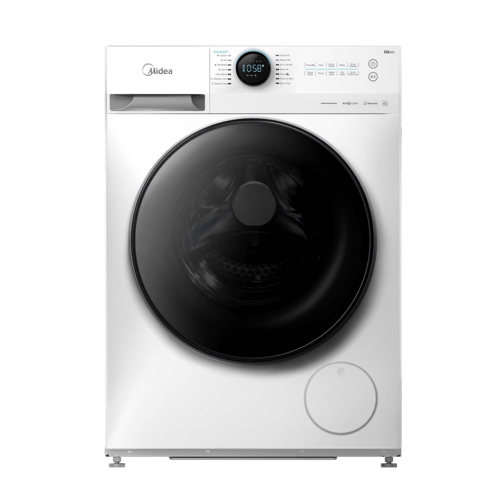 Midea 美的 「Lunar系列」二合一變頻蒸氣洗衣乾衣機 (8kg, 1400轉/分鐘) MFL80D14T 優惠電器 GOOD PRICE ELECTRIC 香港電器