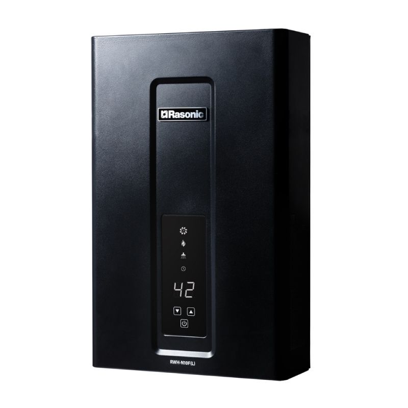 Rasonic 樂信 10公升智能恆溫氣體熱水爐 RWH-N10F（TG煤氣-T頂出-B黑色/W白色）