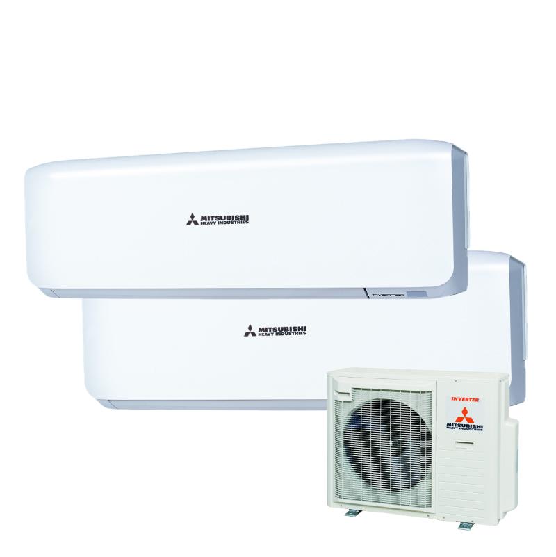 Mitsubishi Heavy 三菱重工 1匹+2匹多聯式變頻冷暖分體冷氣機 SRK50ZS + SRK25ZS + SCM71ZMS
