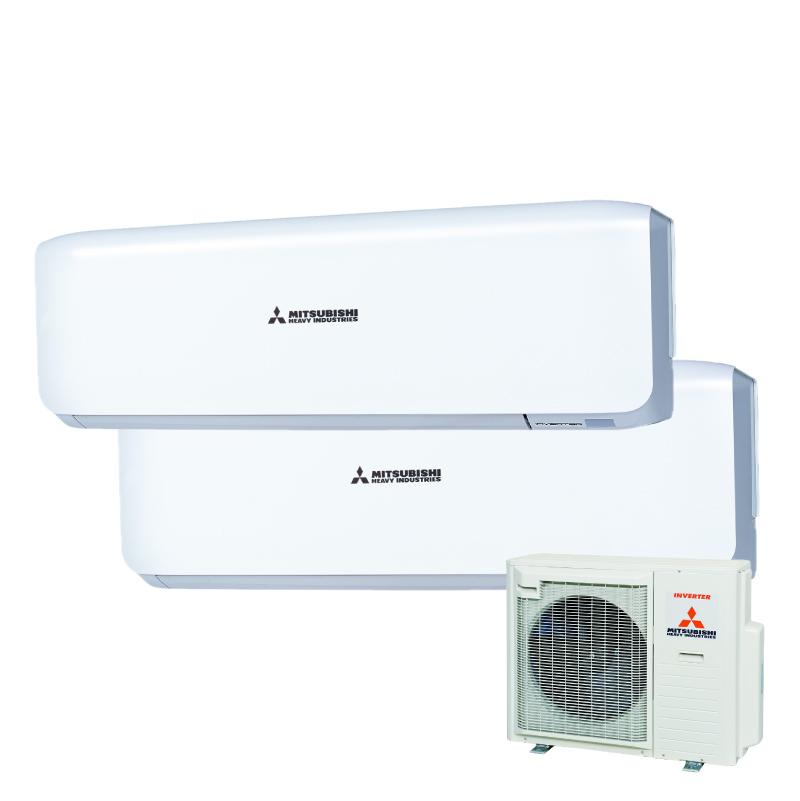 Mitsubishi Heavy 三菱重工 1.5匹+2匹多聯式變頻冷暖分體冷氣機 SRK50ZS + SRK35ZS + SCM80ZMS