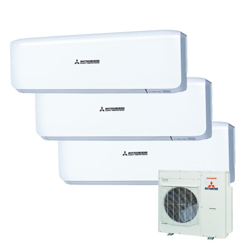 Mitsubishi Heavy 三菱重工 2匹+1.5匹+1.5匹多聯式冷暖變頻分體冷氣機 SRK50ZS + SRK35ZS x 2 + SCM125ZMS